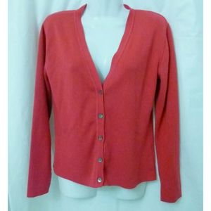 Women Sweater Size S Long Sleeve Pink Laura Leigh